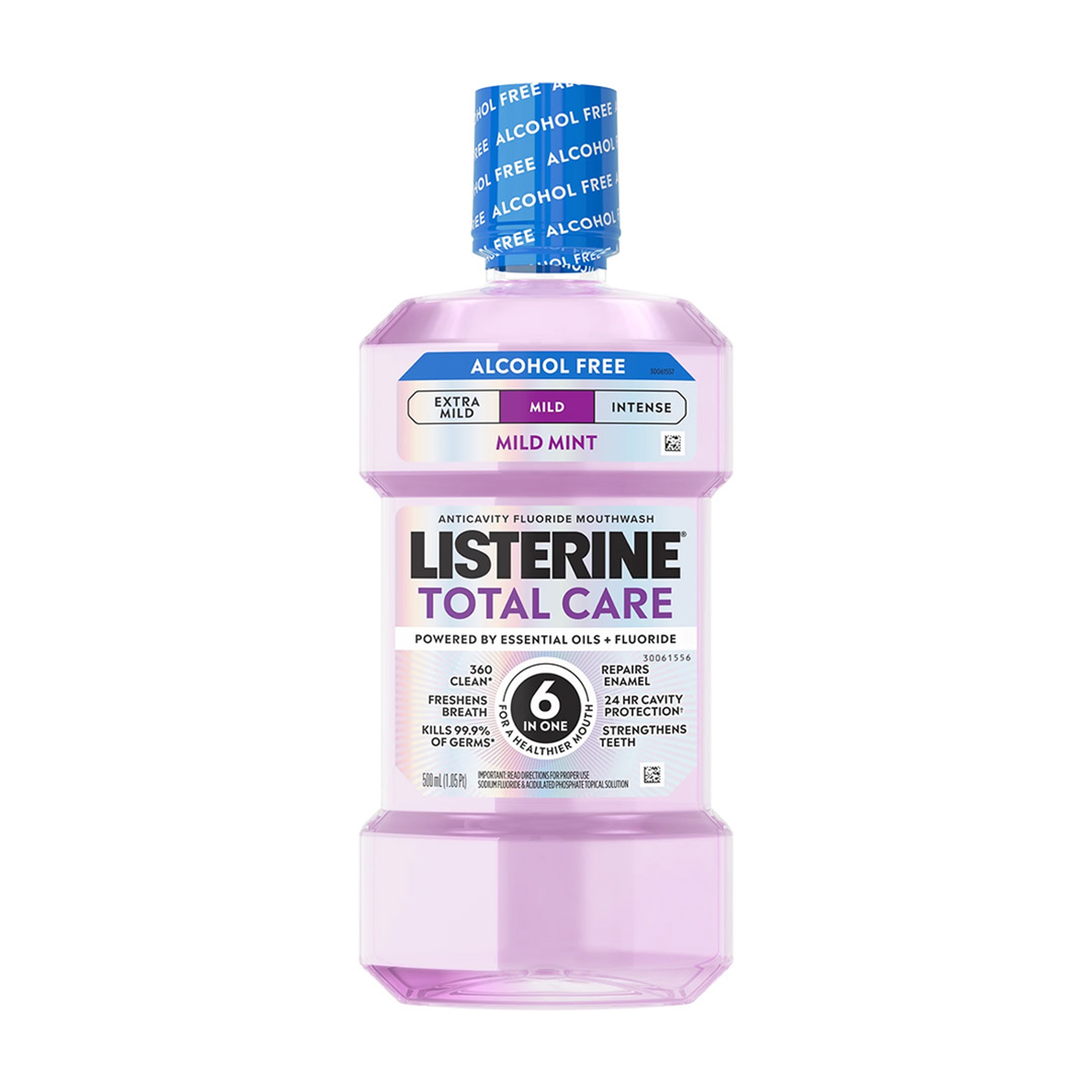 Listerine Total Care Alcohol-Free Mild Mint Mouthwash 16.9 fl.oz - Anticavity Fluoride Treatment for Adults 1