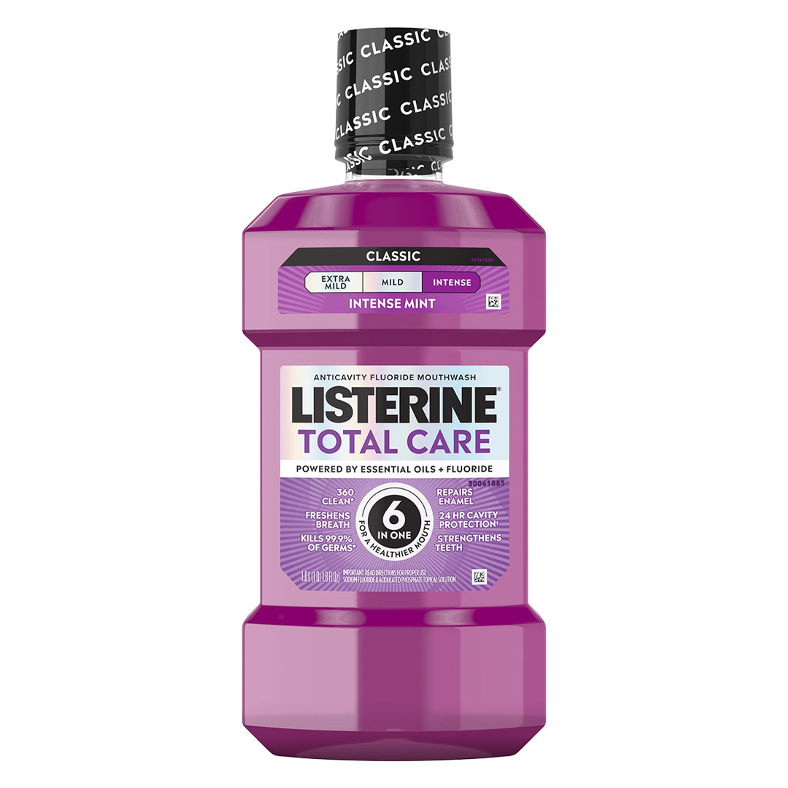 Listerine Total Care Intense Anticavity Fluoride Mouthwash 33.8 fl.oz - Helps Repair Enamel for Stronger Teeth 1