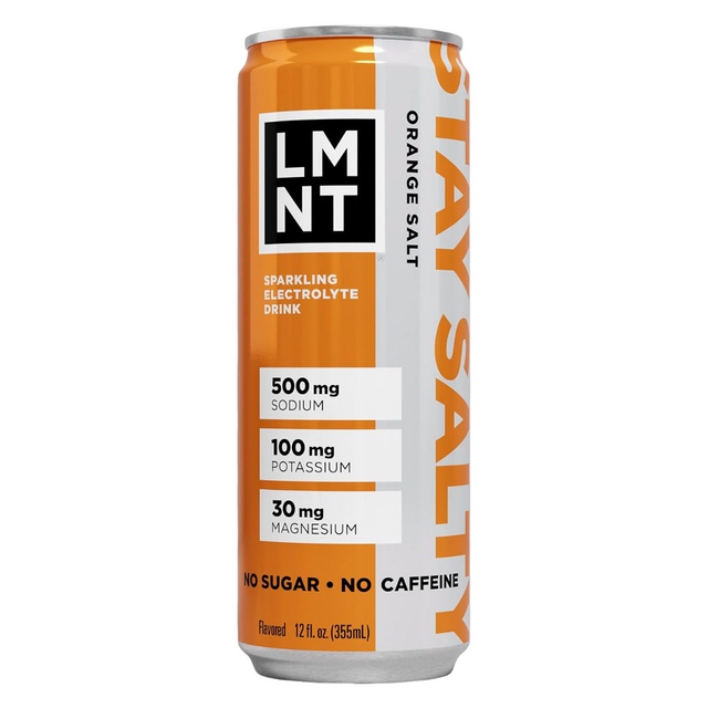 LMNT Sparkling Electrolyte Drink, Orange Salt, 12 fl.oz