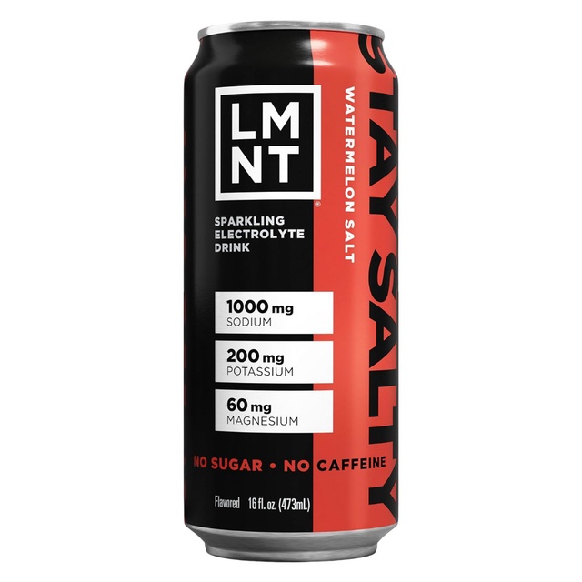 LMNT Sparkling Electrolyte Drink, Watermelon Salt, 16 fl.oz