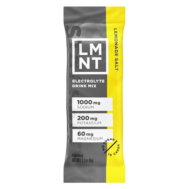 LMNT Zero Sugar Electrolytes, Lemonade Salt, 0.2 oz