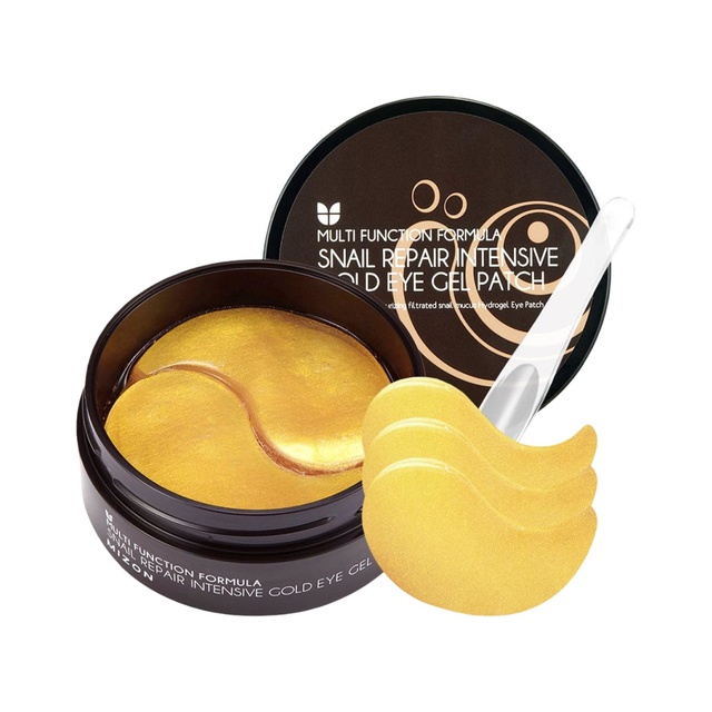 Mizon Snail Repair Intensive Gold Eye Gel Patch 60 Patches - Under Eye Patches for Puffy Eyes & Dark Circles