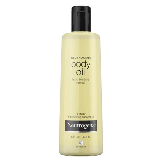 Neutrogena Body Oil Light Sesame Formula 16 fl.oz - Nourishing Moisturizer for Soft & Silky Skin