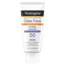 Neutrogena Clear Face Sunscreen Lotion SPF50 3 fl.oz - Broad Spectrum UVA/UVB Protection for Acne-Prone Skin 1