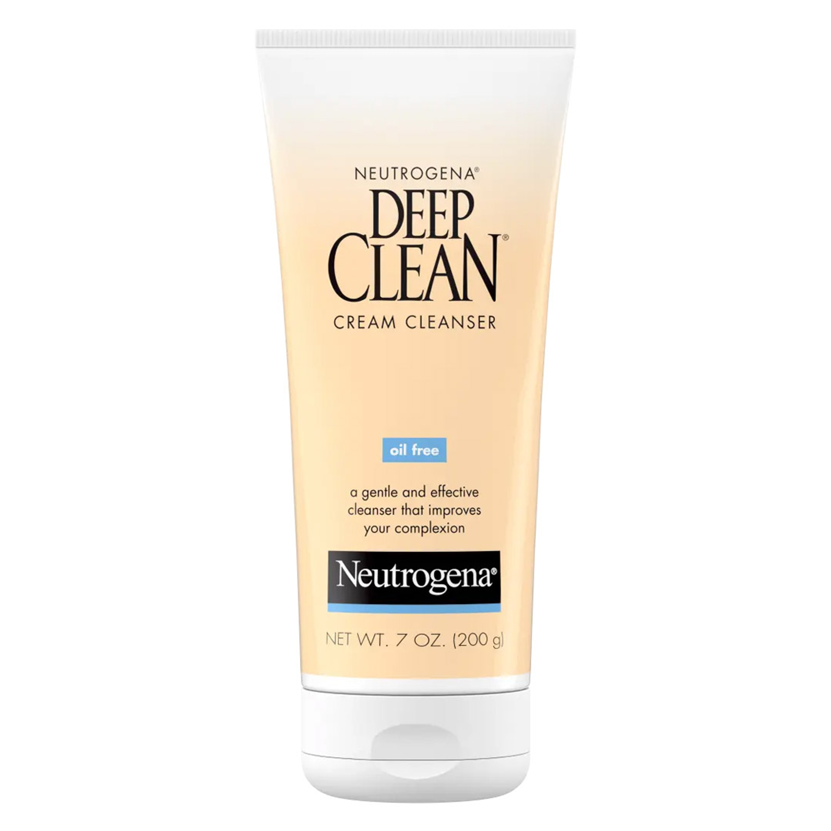 Neutrogena Deep Clean Cream Cleanser 7 oz -  Cream Face Wash Removes Dirt Oil & Makeup 1