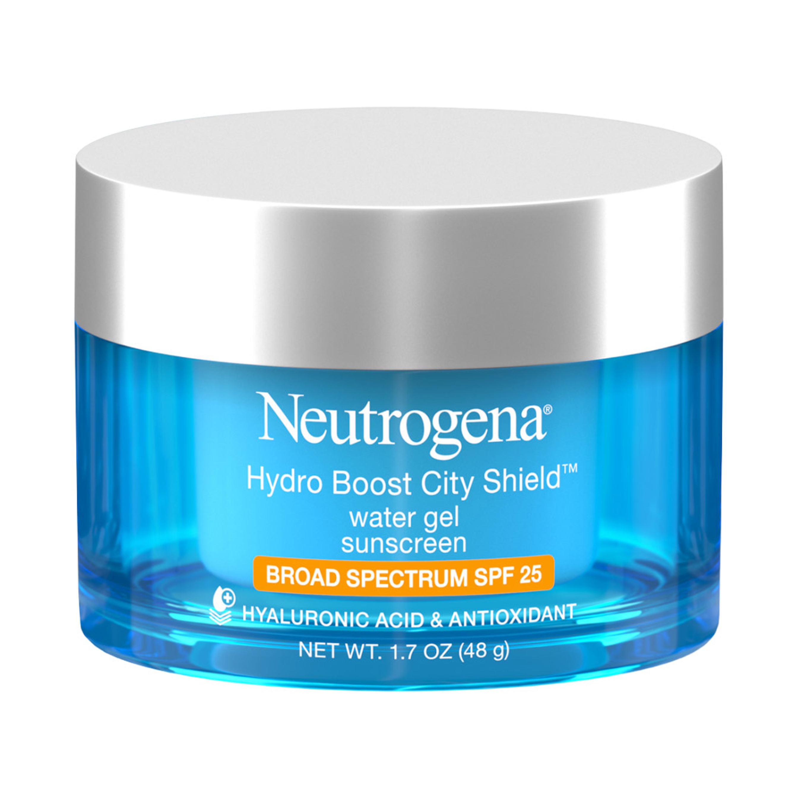 Neutrogena Hydro Boost City Shield Water Gel SPF25 1.7 oz - Hydrating Gel Facial Sunscreen with Hyaluronic Acid 1