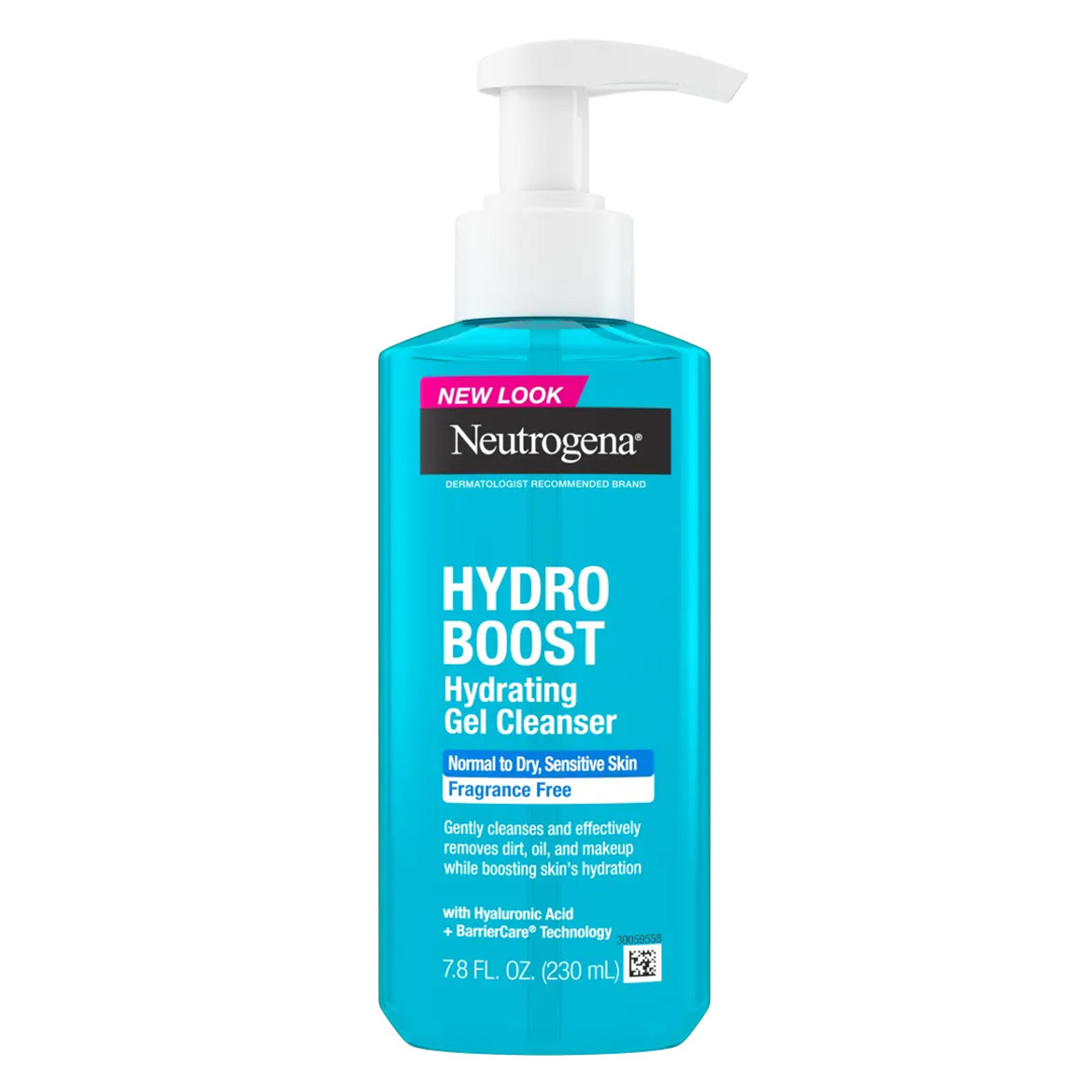 Neutrogena Hydro Boost Hydrating Cleansing Gel, Fragrance-Free, 7.8 fl.oz - Gentle Foaming Face Wash for Sensitive Skin 1