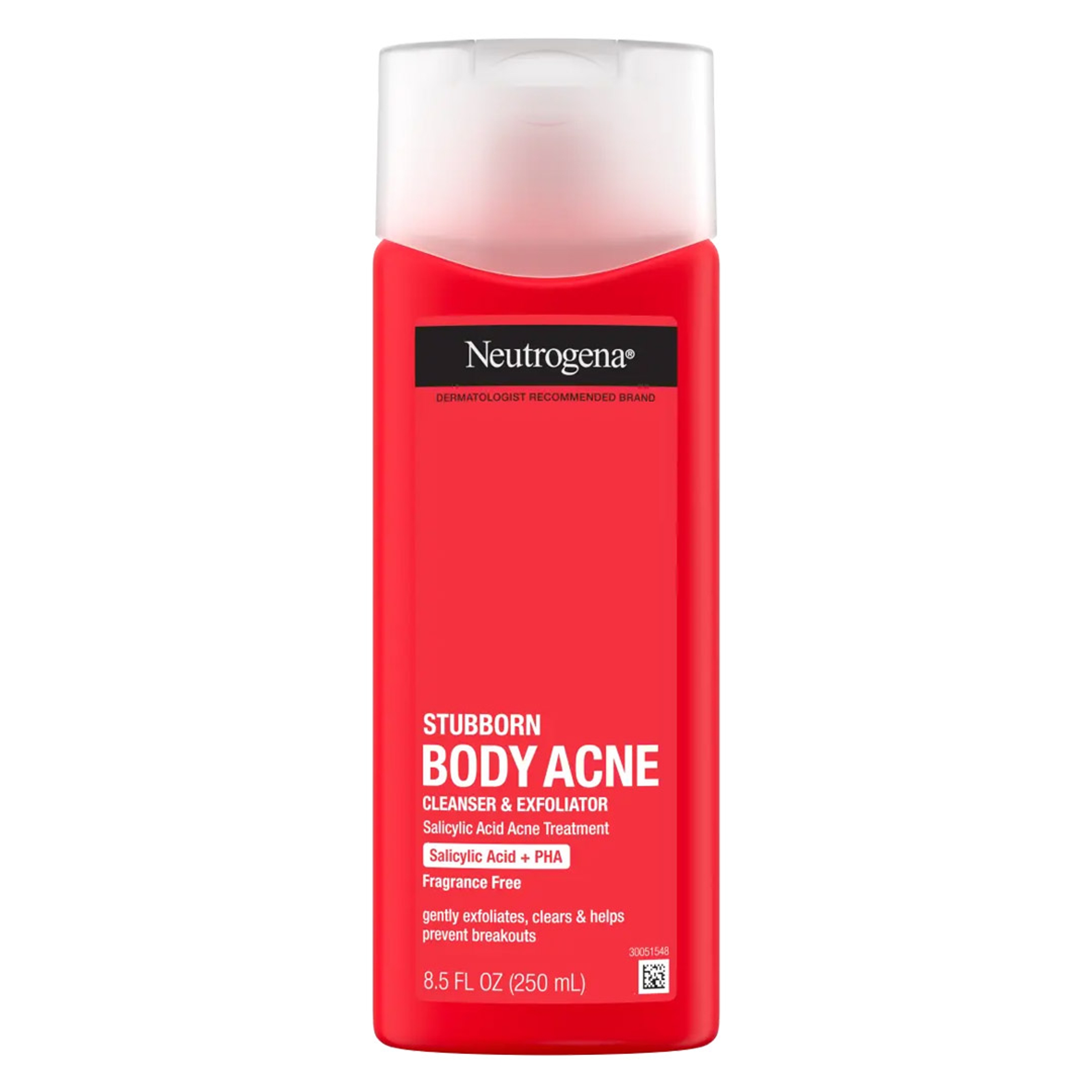 Neutrogena Stubborn Body Acne Cleanser & Exfoliator 8.5 fl.oz - Gently Clears, Exfoliates & Helps Prevent Breakouts 1
