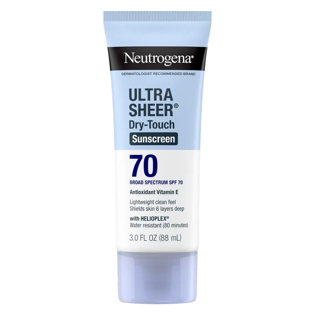 Neutrogena Ultra Sheer Dry-Touch Sunscreen SPF70 3 fl.oz - Broad Spectrum UVA/UVB Protection, Lightweight