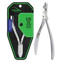 NGHIA Stainless Steel Cuticle Nipper, D-06 JAW 14, 1 Count - Premium Quality for Nail Care, Durable & Sharp, Grey Plated 1