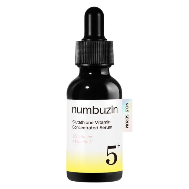 Numbuzin No.5 Glutathione Vitamin Concentrated Serum 1.01 fl.oz - Glutathione & Vitamin Serum for a Radiant-Looking Glow