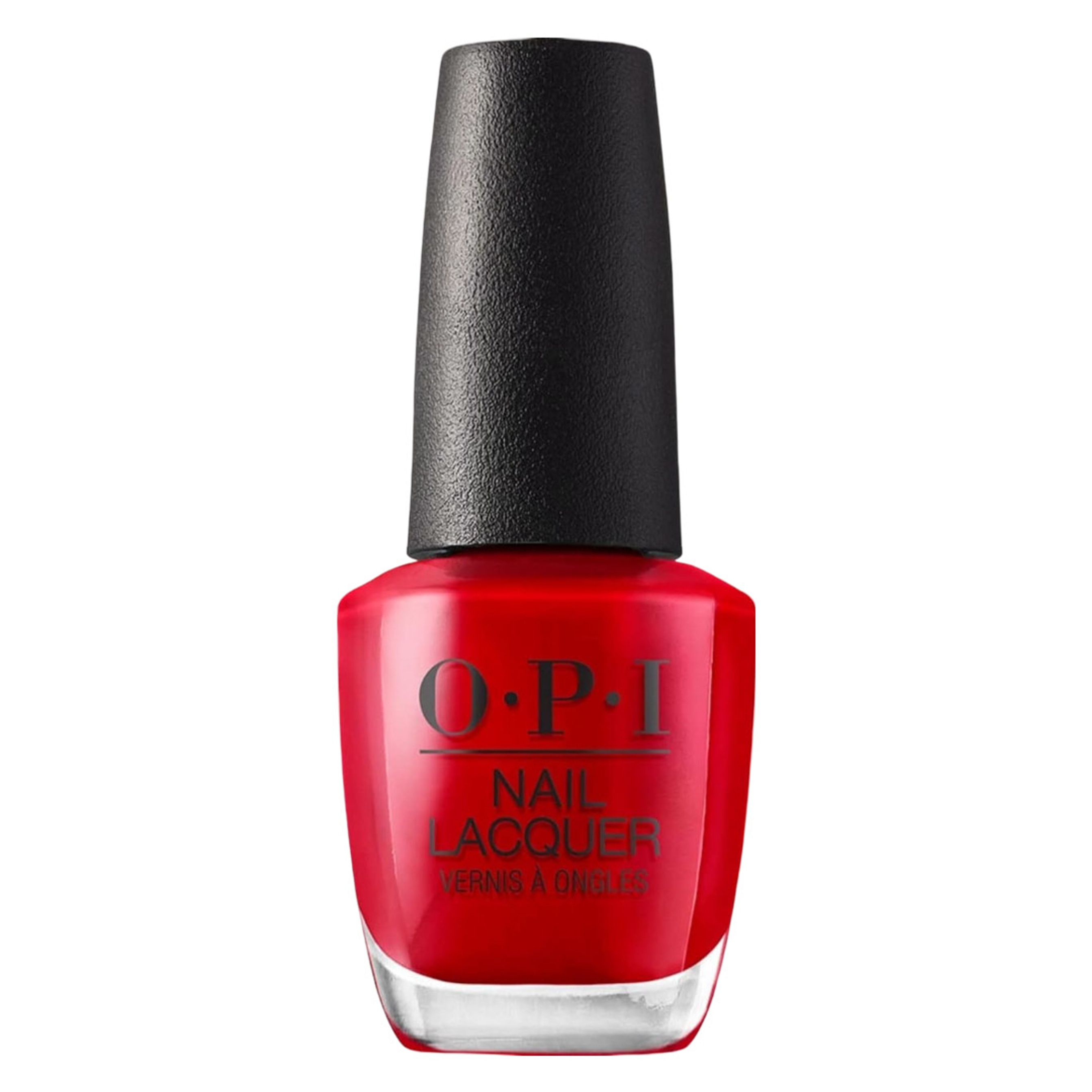 OPI Nail Lacquer, Big Apple Red, 0.5 fl.oz - Bright & Shiny Red Nail Polish, Fast-Drying, Streak-Free Formula 1