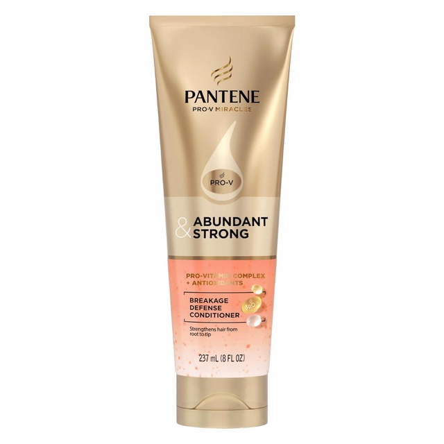 Pantene Abundant & Strong Conditioner 8 fl.oz - Strengthens Hair from Root to Tip