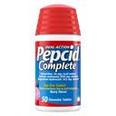 Pepcid Complete Chewable Tablet, Berry, 50 Count - 10mg Famotidine, Heartburn Relief, Fast-Acting 1