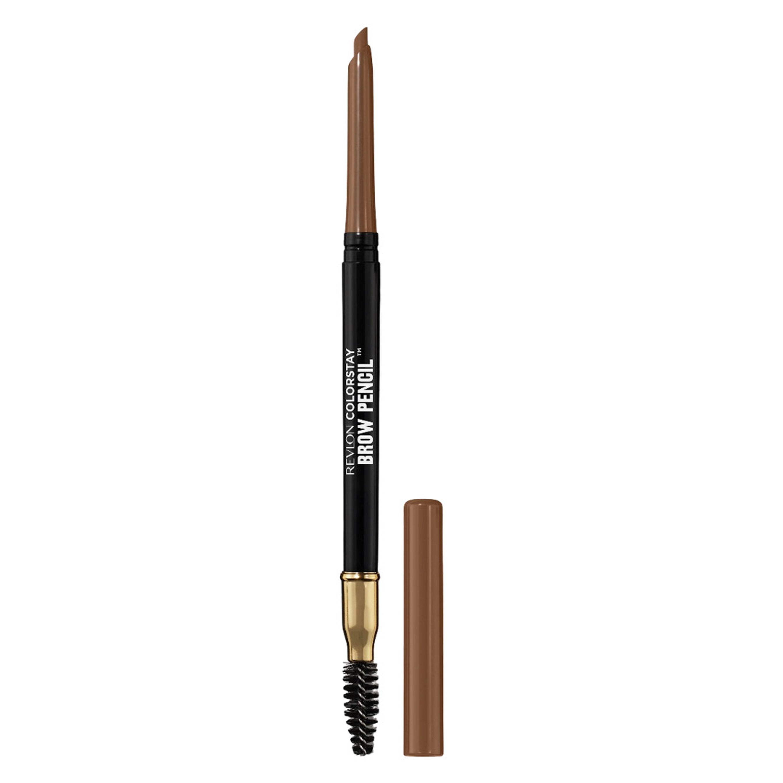 Revlon ColorStay Brow Pencil, 210 Soft Brown, 0.01 oz - Waterproof Eyebrow Pencil with a Built-in Spoolie Brush 1