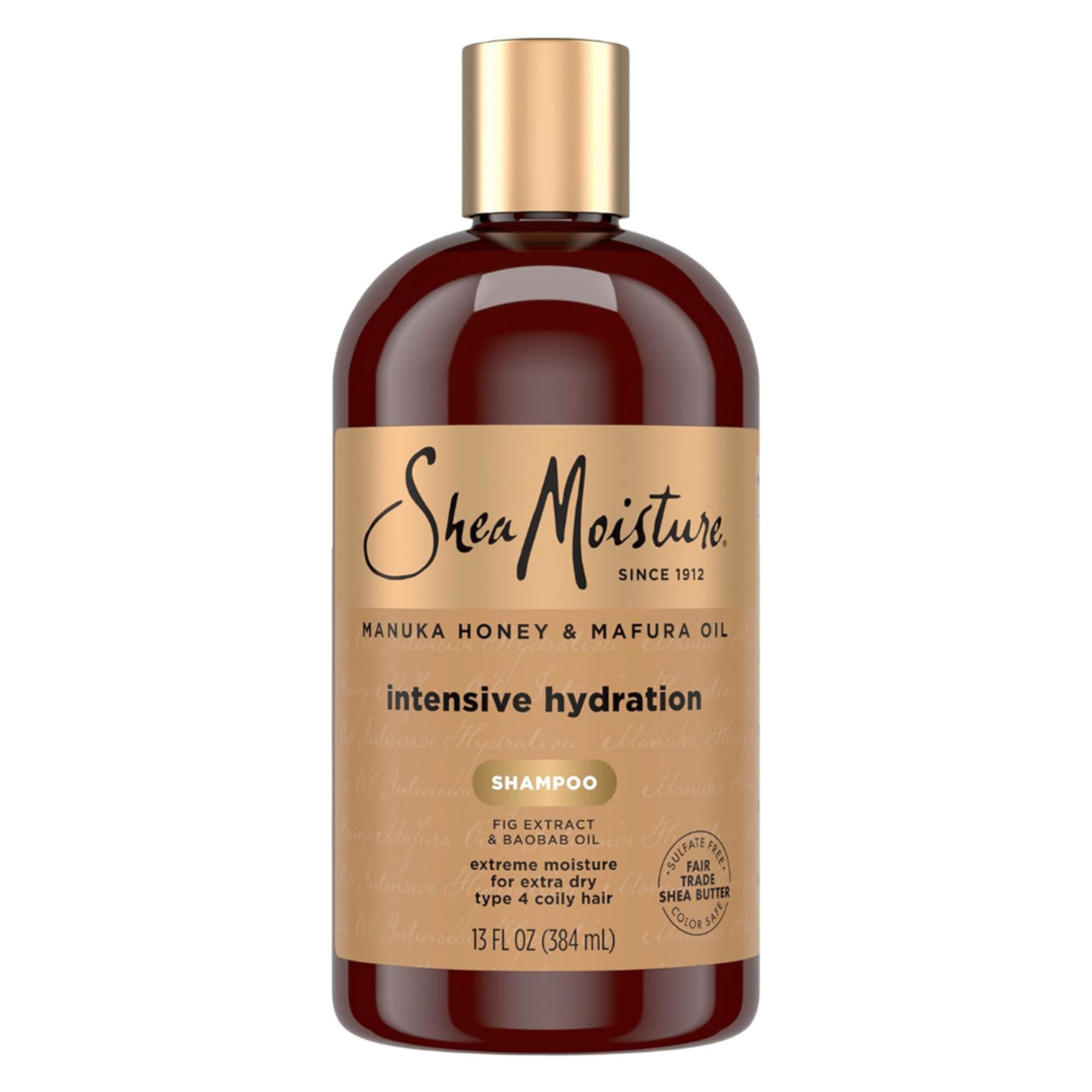 SheaMoisture Intensive Hydration Shampoo 13 fl.oz - with Manuka Honey & Mafura Oil for Dry, Damaged Hair 1