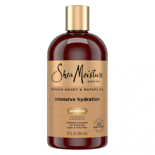 SheaMoisture Intensive Hydration Shampoo 13 fl.oz - with Manuka Honey & Mafura Oil for Dry, Damaged Hair