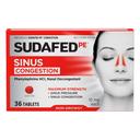 Sudafed PE Sinus Congestion Relief Tablets 36 Count 1