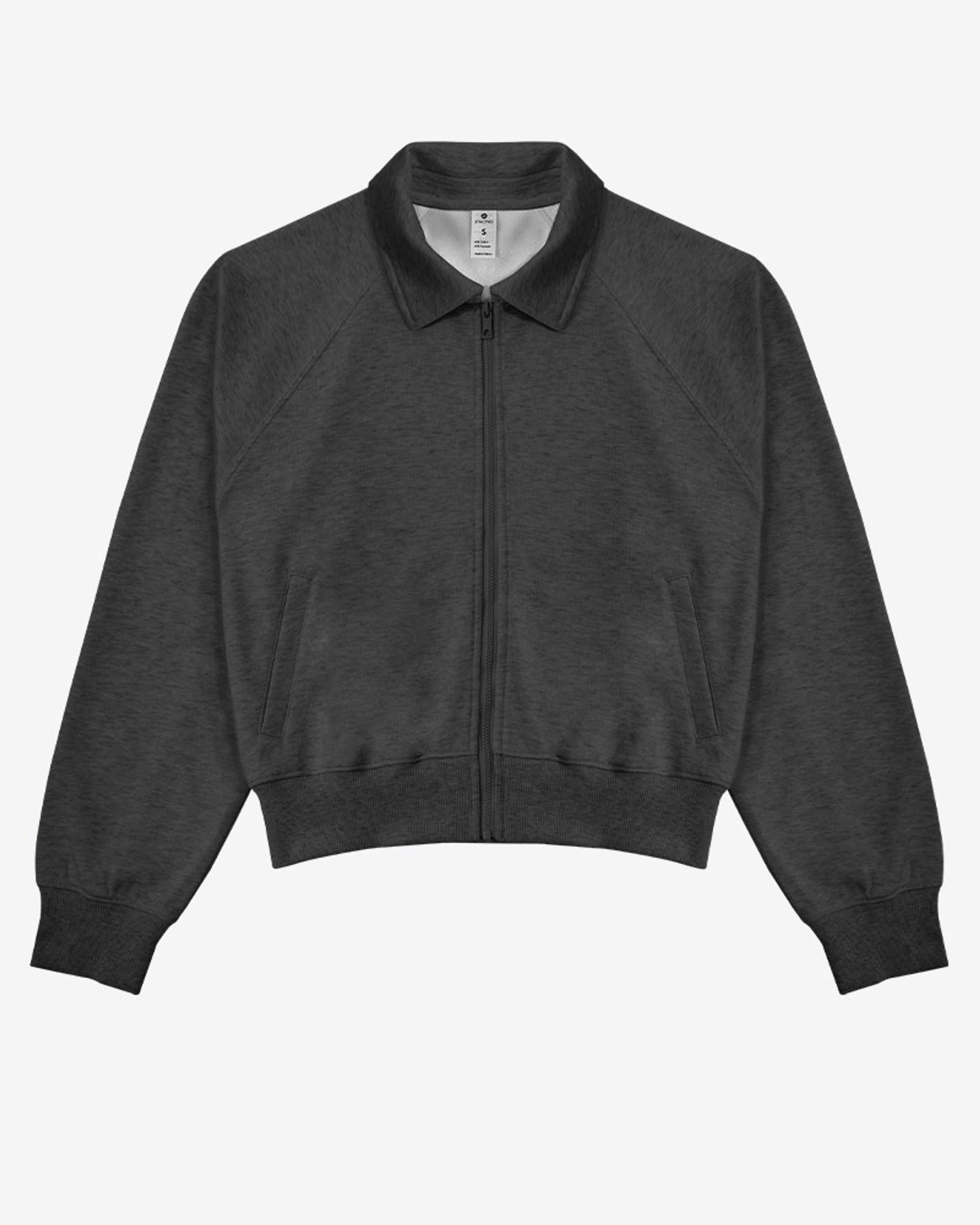 [French Terry] Synctives Women’s Relaxed Cropped Jacket 1