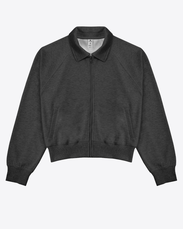 [French Terry] Synctives Women’s Relaxed Cropped Jacket