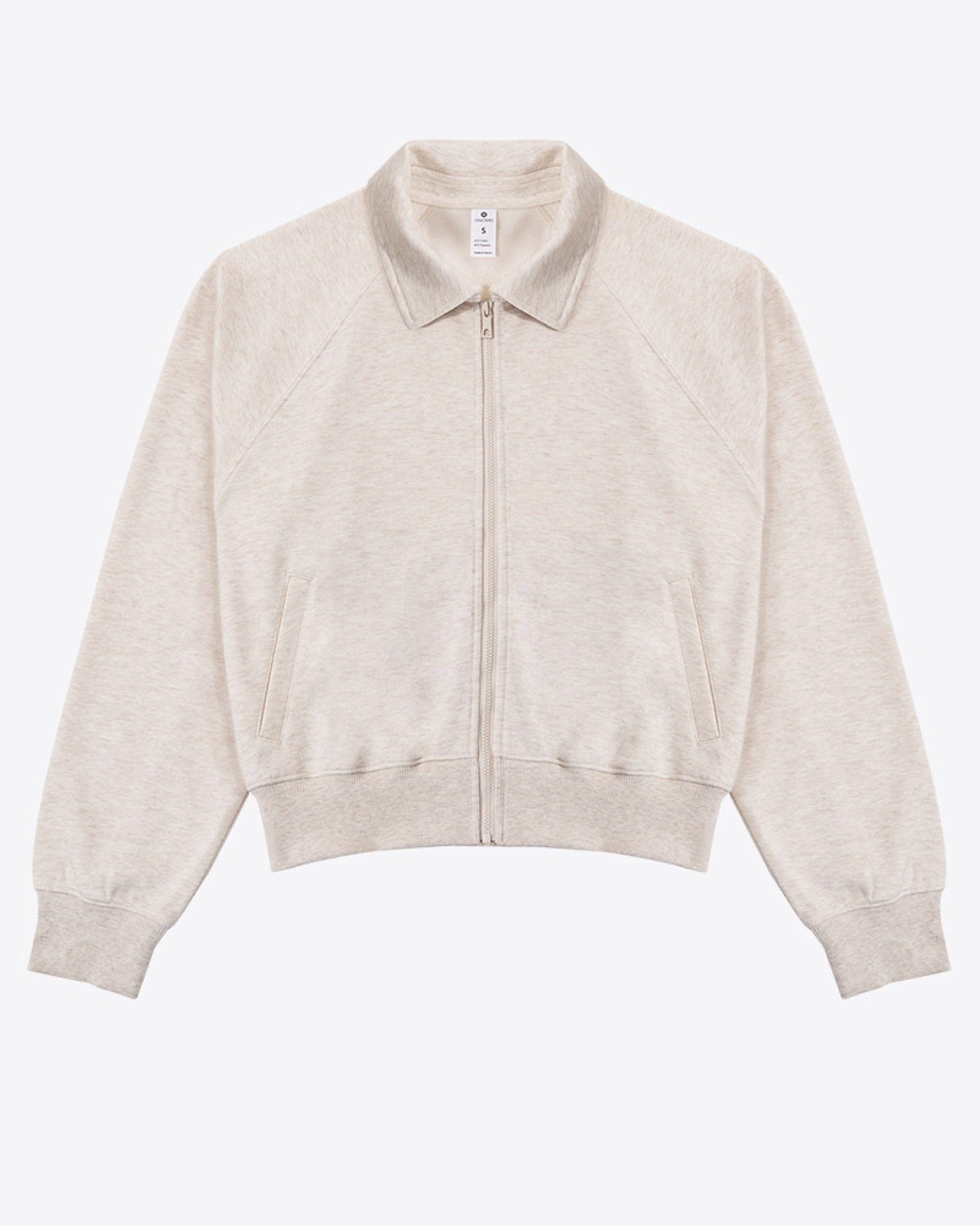 [French Terry] Synctives Women’s Relaxed Cropped Jacket 1
