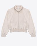 [French Terry] Synctives Women’s Relaxed Cropped Jacket 1