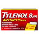 Tylenol 8 Hour Arthritis Pain Extended Fast, Strong Pain Relief Caplets, Acetaminophen 650 mg Each, Relieves Minor Arthritis and Joint Pain, Fever Reducer, Gentle on Stomach, 225 Count Value Size 1