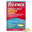 Tylenol Cold + Flu Severe Medicine Caplets for Cold & Flu Symptom Relief, Fever Reducer, Pain Reliever, Cough Suppressant, Nasal Decongestant & Expectorant with Acetaminophen, 24 ct. 1