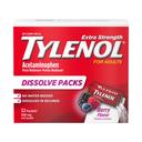 Tylenol Extra Strength Dissolve Powder Packs, 500 mg Acetaminophen Pain Reliever & Fever Reducer Medicine, Fast Relief for Minor Aches & Pains, Ibuprofen- & Aspirin-Free, On-the-Go Berry Flavor, 32 Ct 1