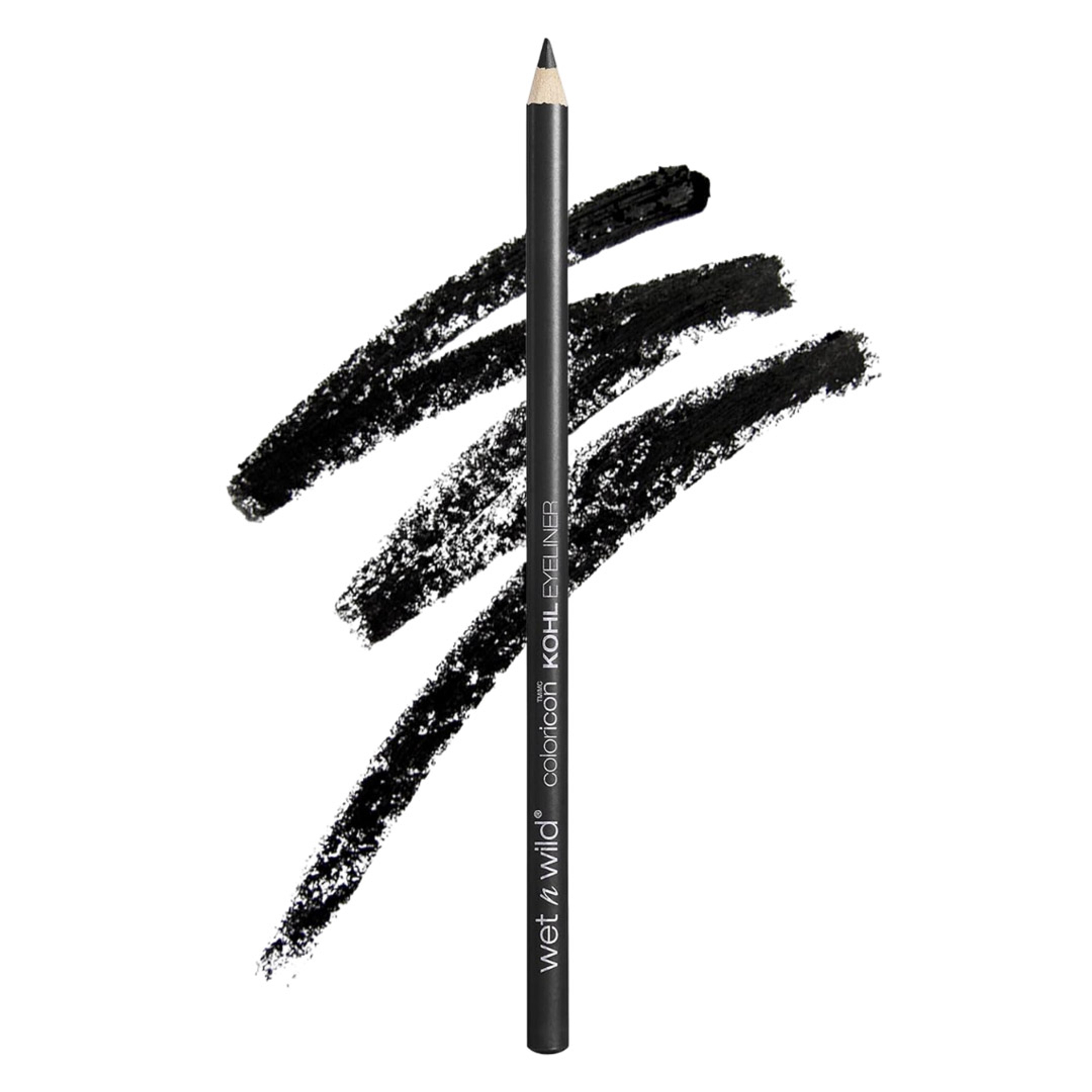 wet n wild Color Icon Kohl Liner Pencil, Baby's Got Black, 1 Count - Rich Hyper-Pigmented Color, Long-Wearing Matte Finish 1