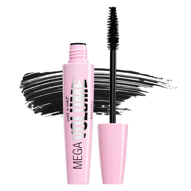 wet n wild Mega Volume Mascara, Very Black, 1 Count - Volumizing, Waterproof, Smudge-Resistant