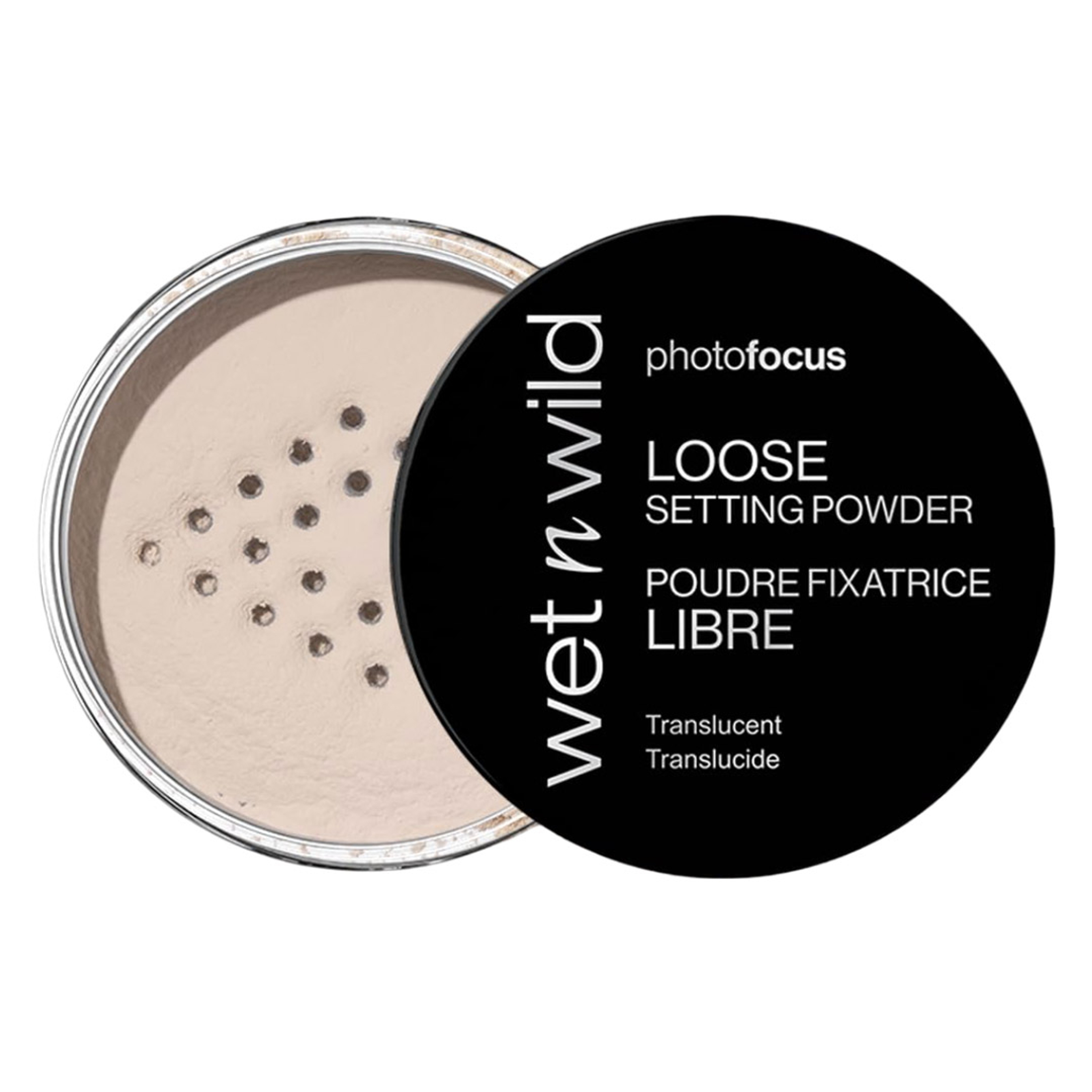 wet n wild Photo Focus Loose Setting Powder, Translucent, 1 Count - Baking Setting Powder, Fair to Medium & Tan Skin Tones 1