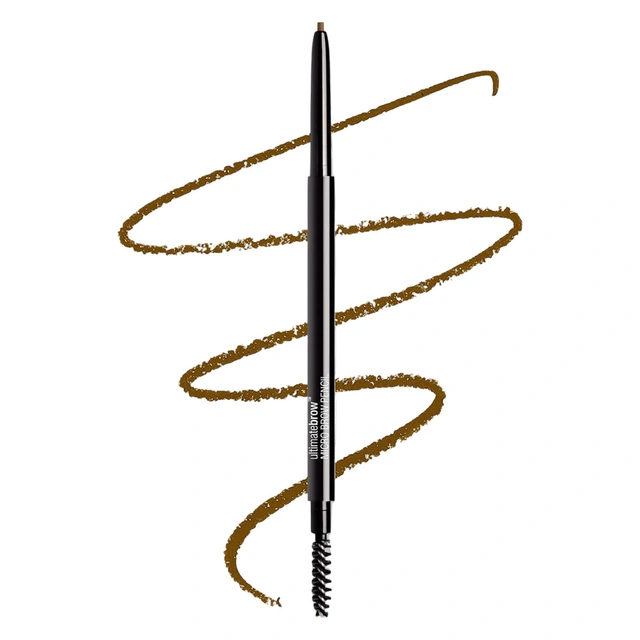 wet n wild Ultimate Brow Micro Brow Pencil, Soft Brown, 1 Count - Ultra Fine 1.5mm Tip, Draws Tiny Brow Hairs
