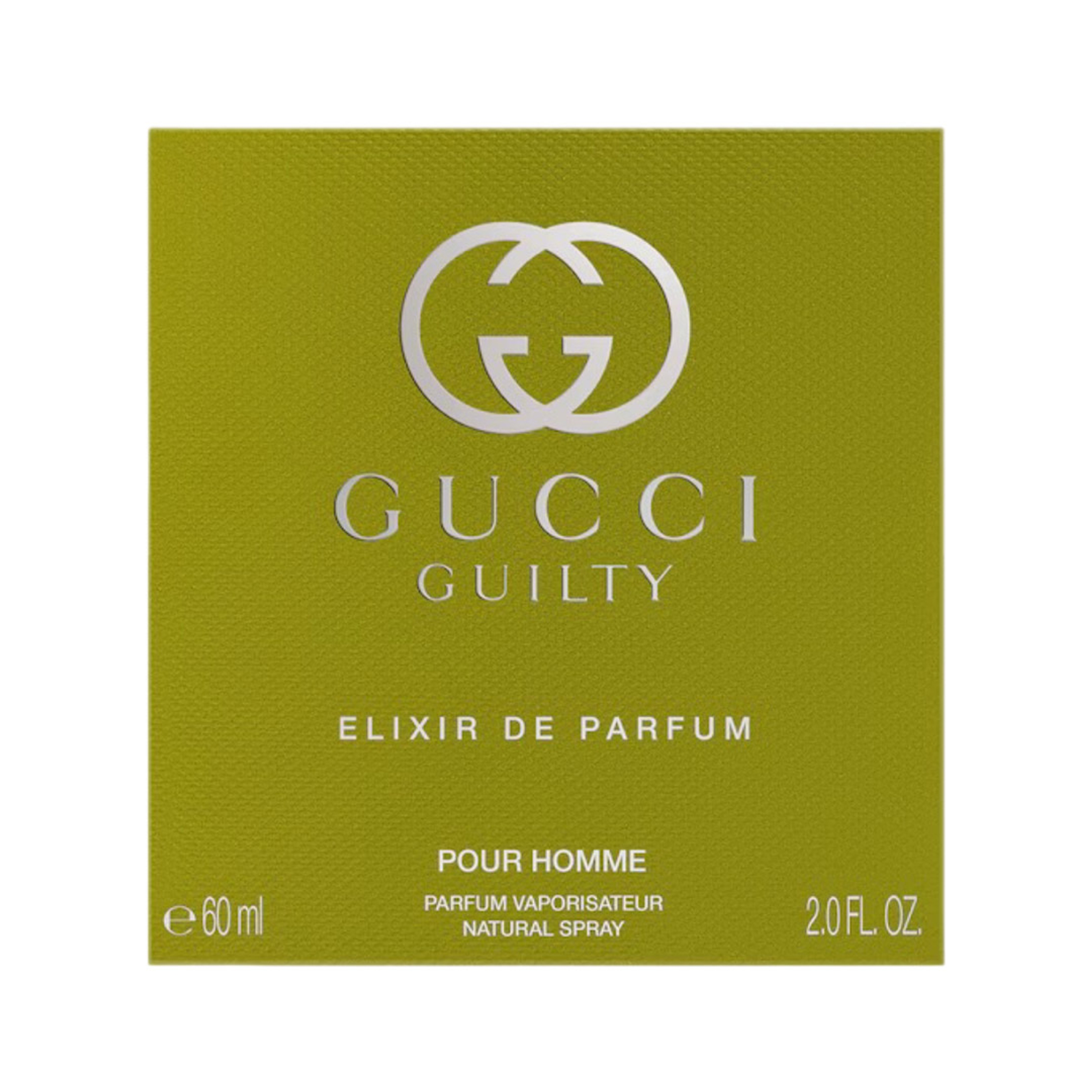 Gucci Guilty Elixir de Parfum Pour Homme for Men 2 fl.oz - Ambery Leathery Fragrance 4