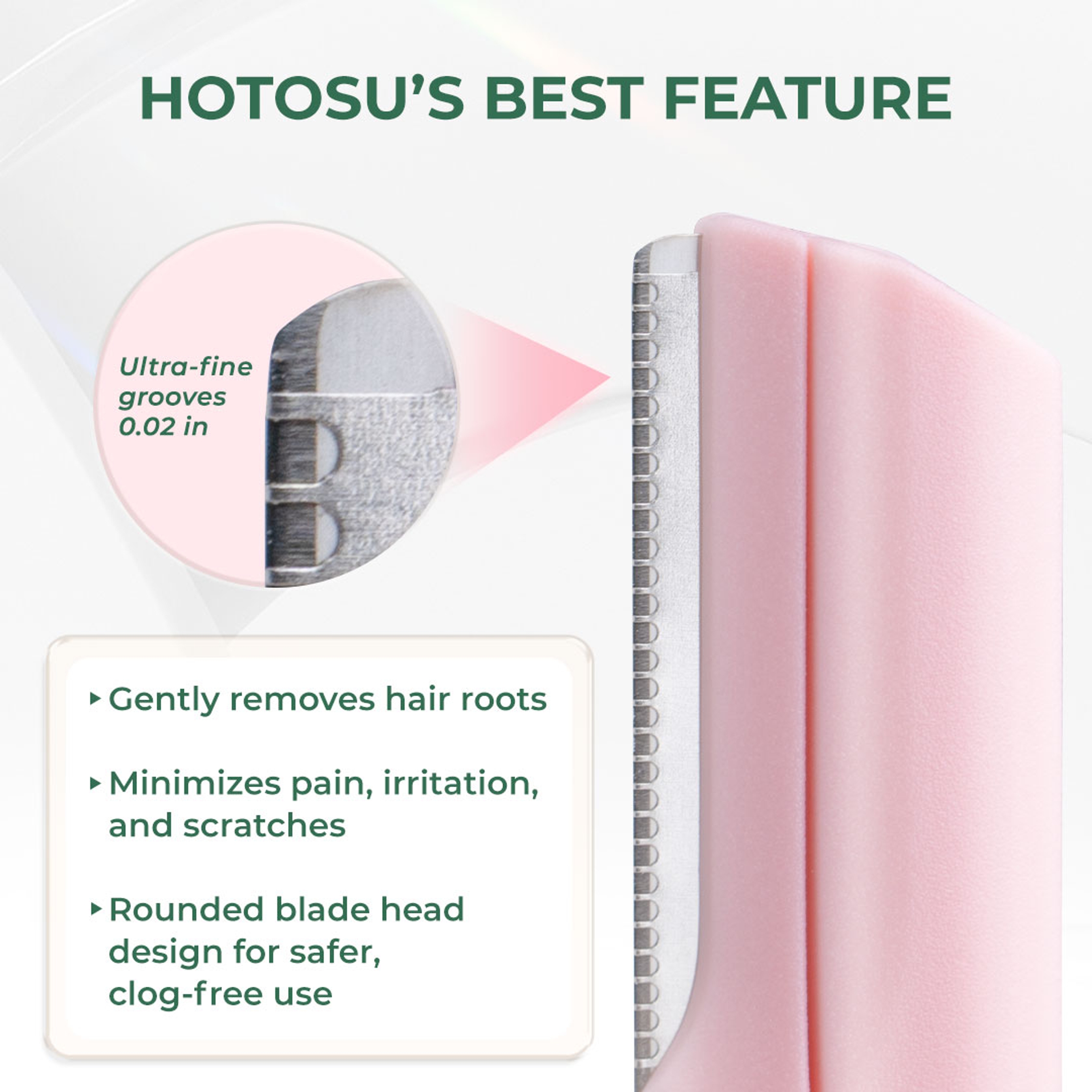 Hotosu Eyebrow Touch-Up Razor 3 Count - Precise Trimming 3