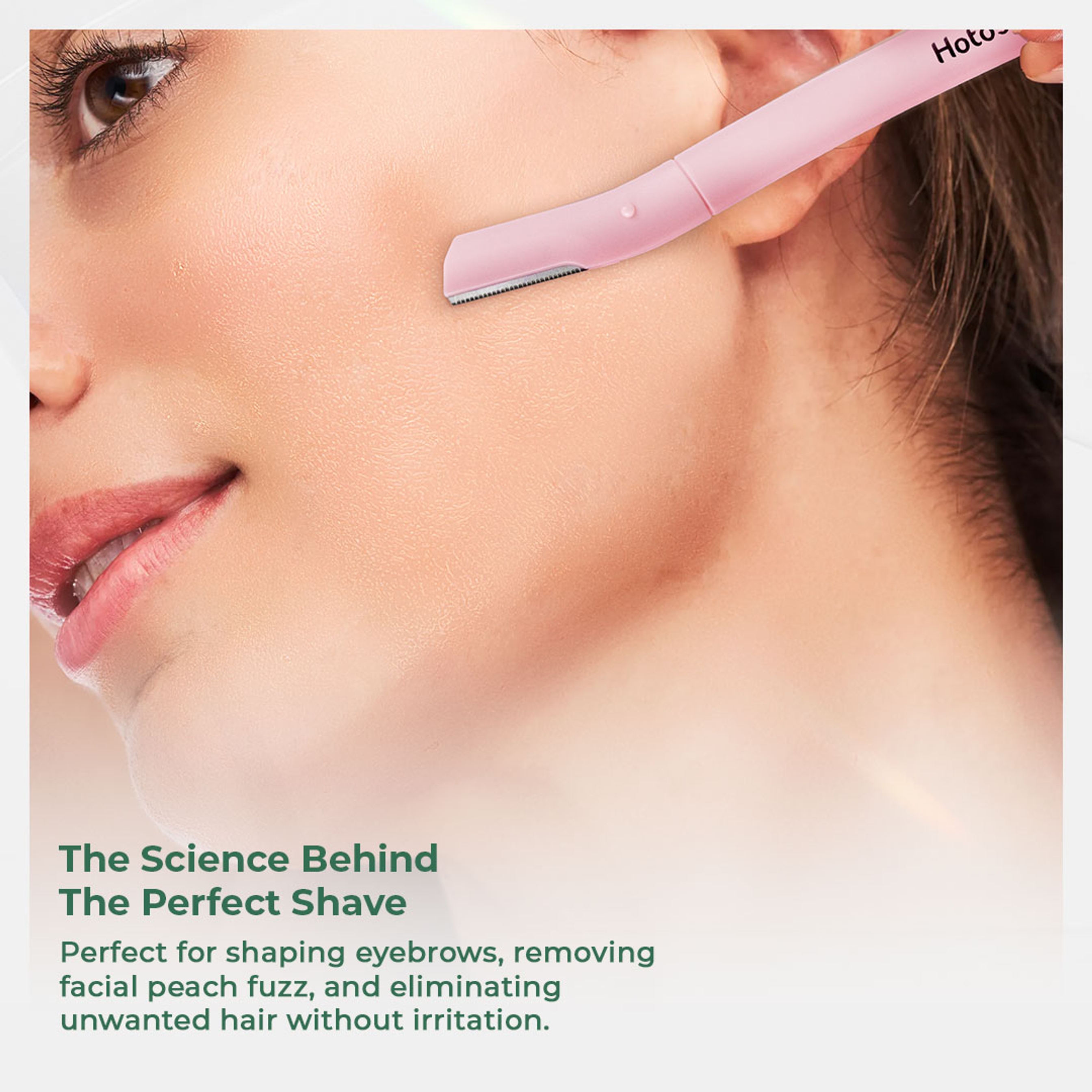 Hotosu Eyebrow Touch-Up Razor 3 Count - Precise Trimming 4