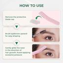 Hotosu Eyebrow Touch-Up Razor 3 Count - Precise Trimming 7