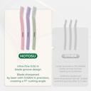 Hotosu Eyebrow Touch-Up Razor 3 Count - Precise Trimming 8