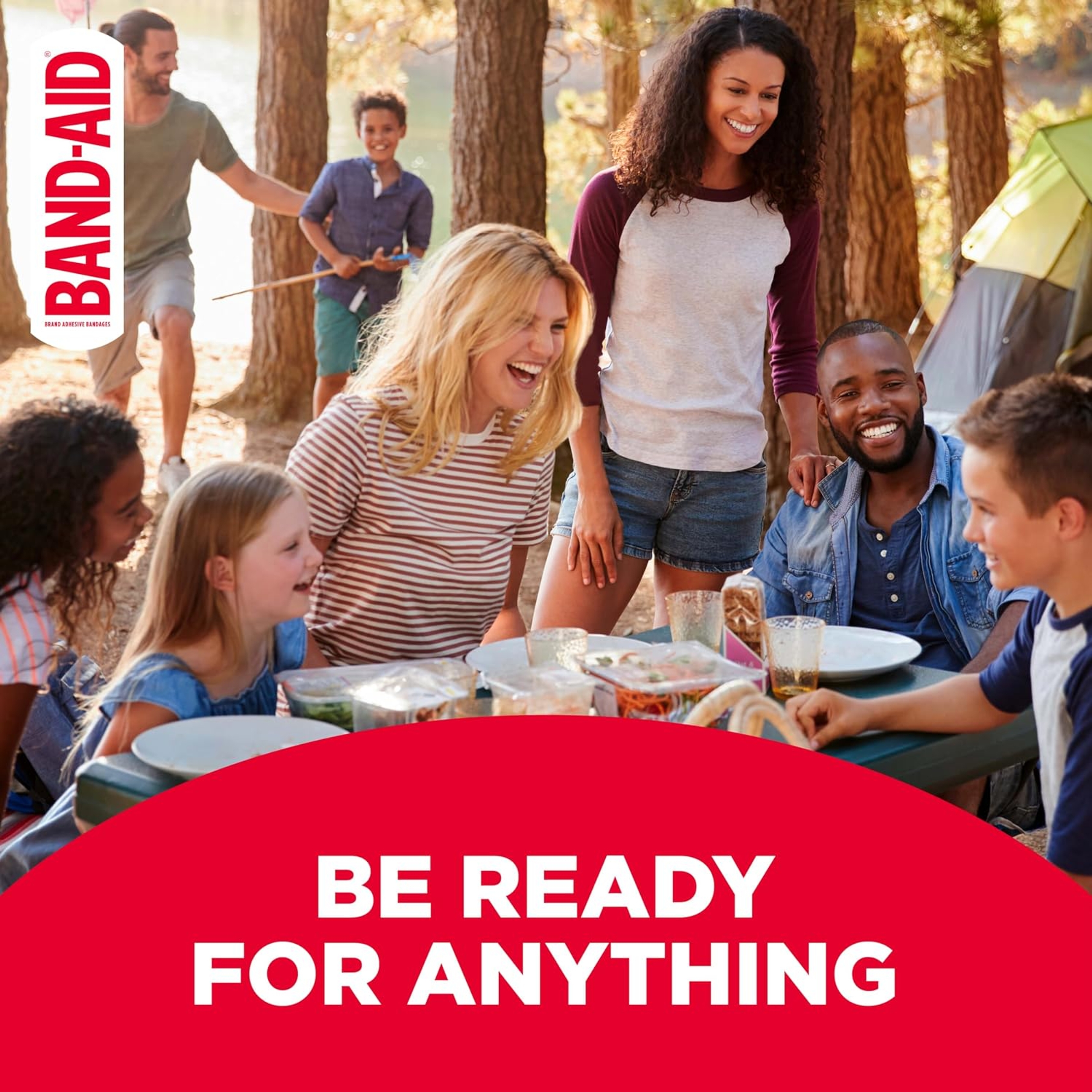 Johnson & Johnson Travel Ready Portable First Aid Kit 80 Pieces - Includes Band-Aid Bandages, Neosporin & Tylenol 2