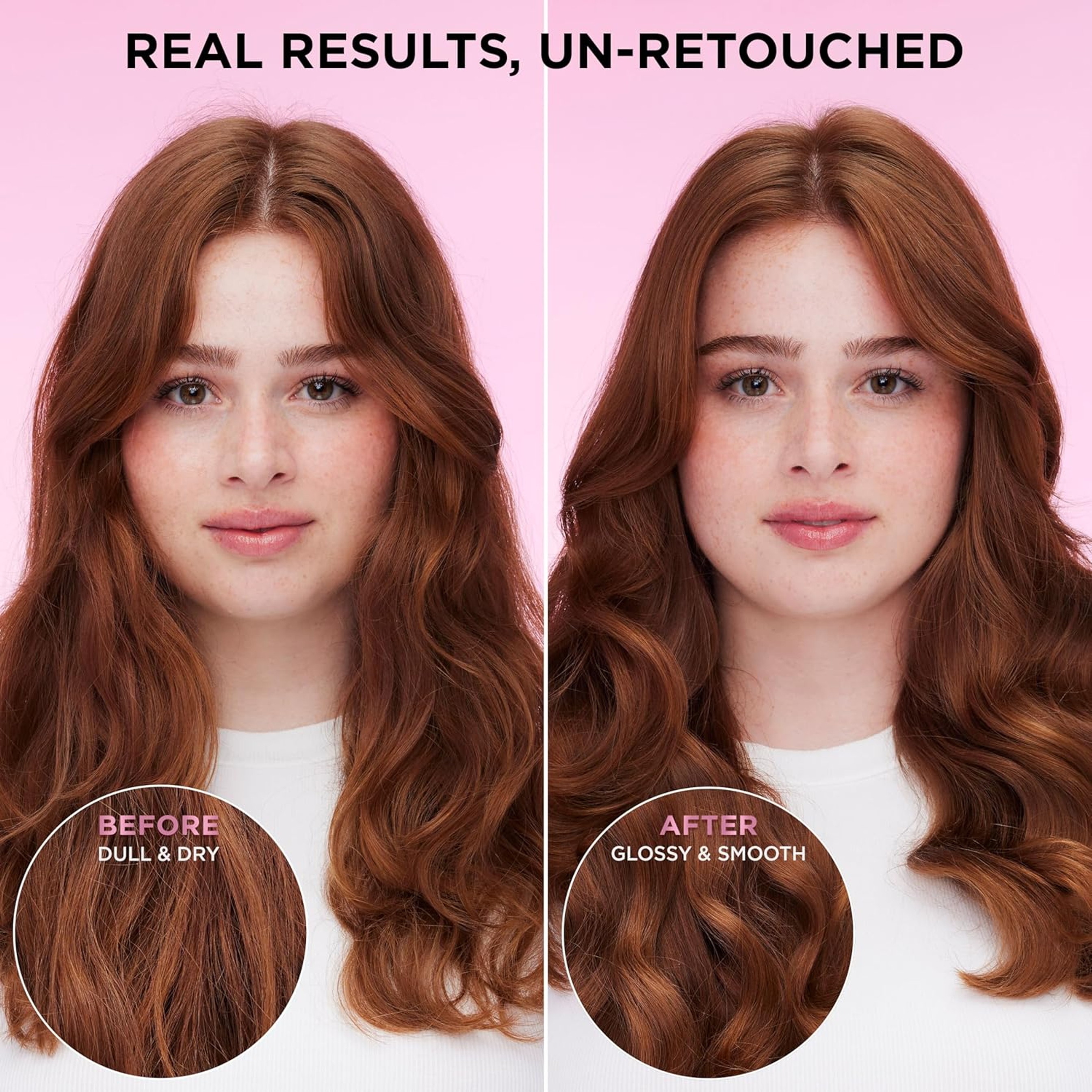 L'Oreal Paris EverPure Glossing Shampoo & Conditioner 6.8 fl.oz (Pack of 4) - Boost Shine & Smooth for Dull, Color-Treated Hair with Glycolic Acid 6
