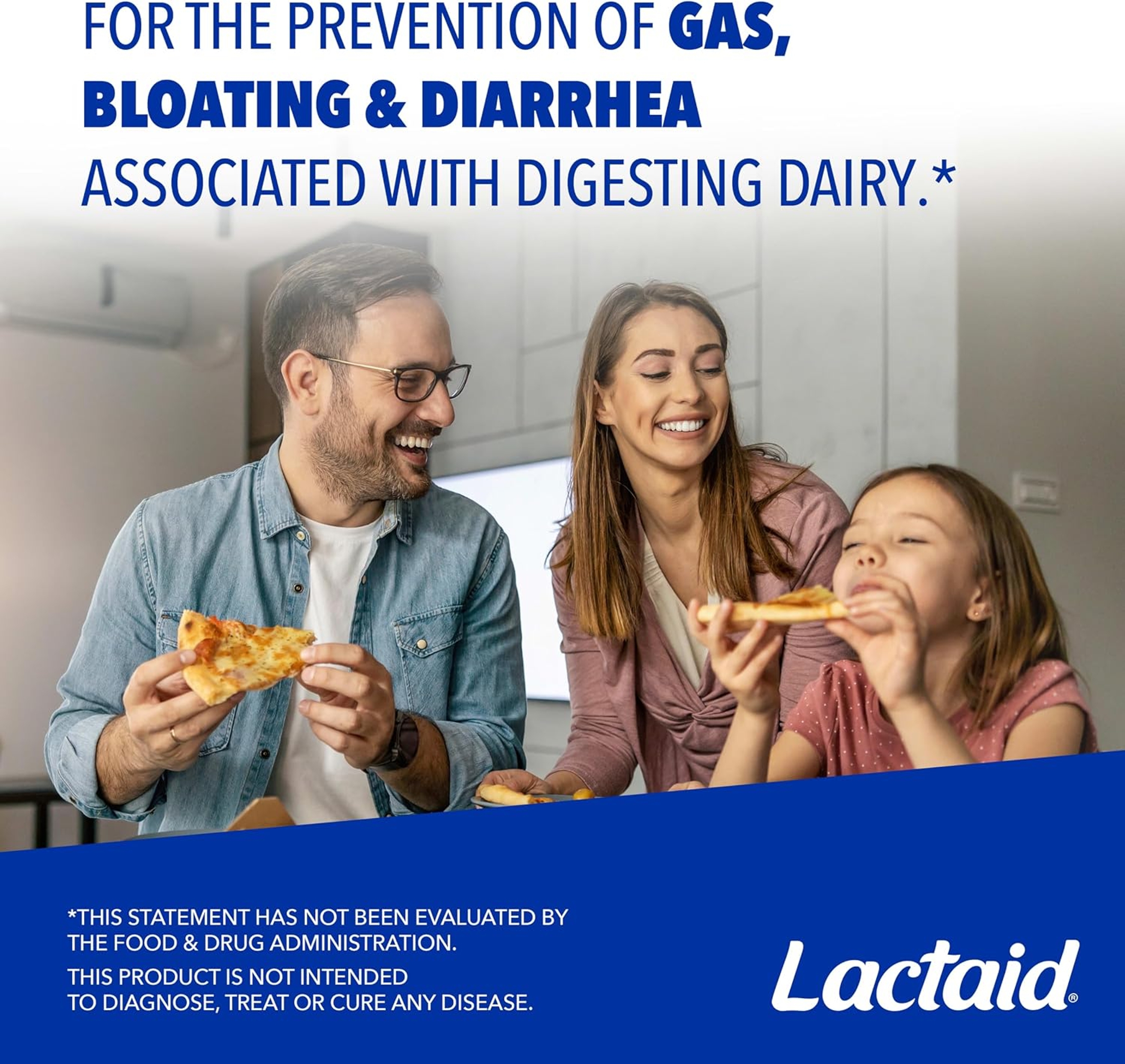 Lactaid Fast Act Chewable Lactase Enzyme Supplements 60 Count - Vanilla Twist Flavor, Helps Prevent Gas, Bloating & Diarrhea 3