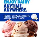 Lactaid Fast Act Chewable Lactase Enzyme Supplements 32 Count - Vanilla Twist Flavor, Helps Prevent Gas, Bloating & Diarrhea 2