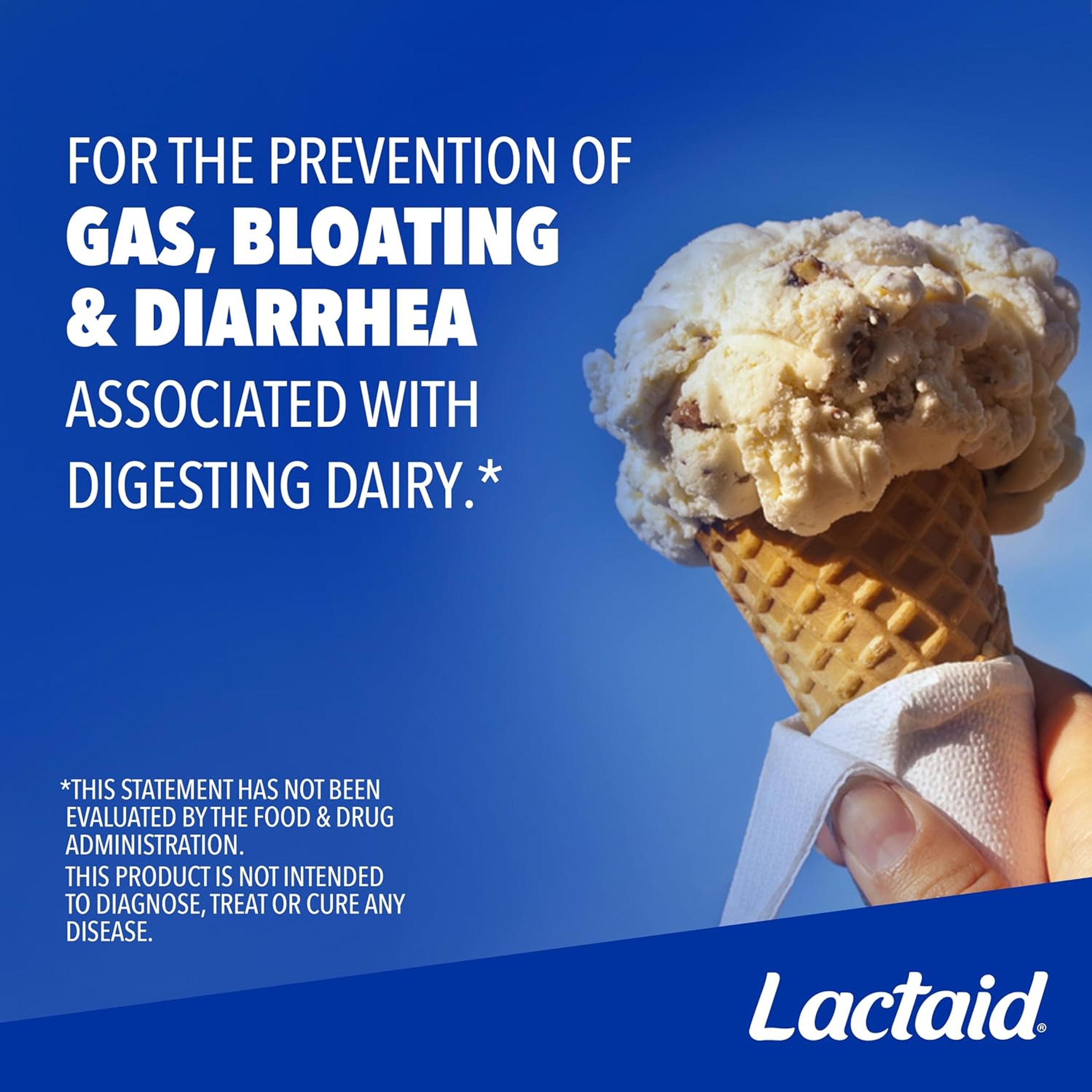 Lactaid Original Strength Lactase Enzyme Supplement Caplets 120 Count - Helps Prevent Gas, Bloating & Diarrhea 4