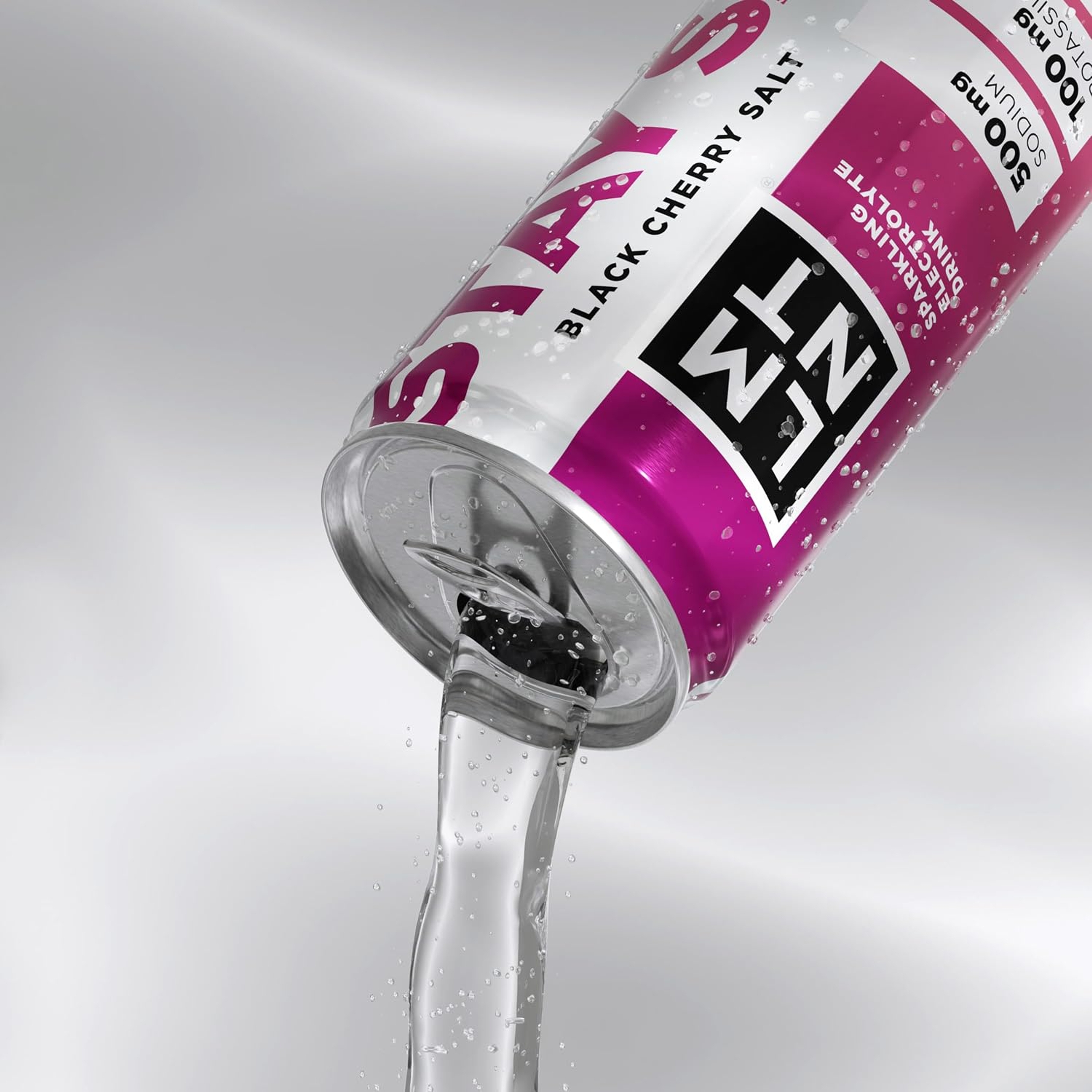 LMNT Sparkling Electrolyte Drink, Black Cherry Salt, 12 fl.oz 4
