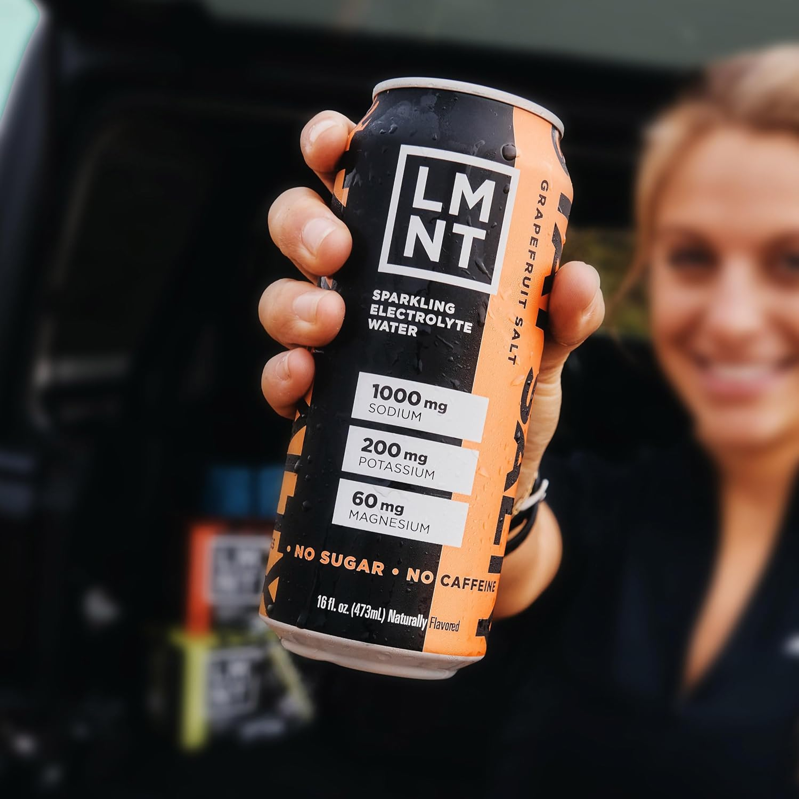 LMNT Sparkling Electrolyte Drink, Grapefruit Salt, 16 fl.oz 6