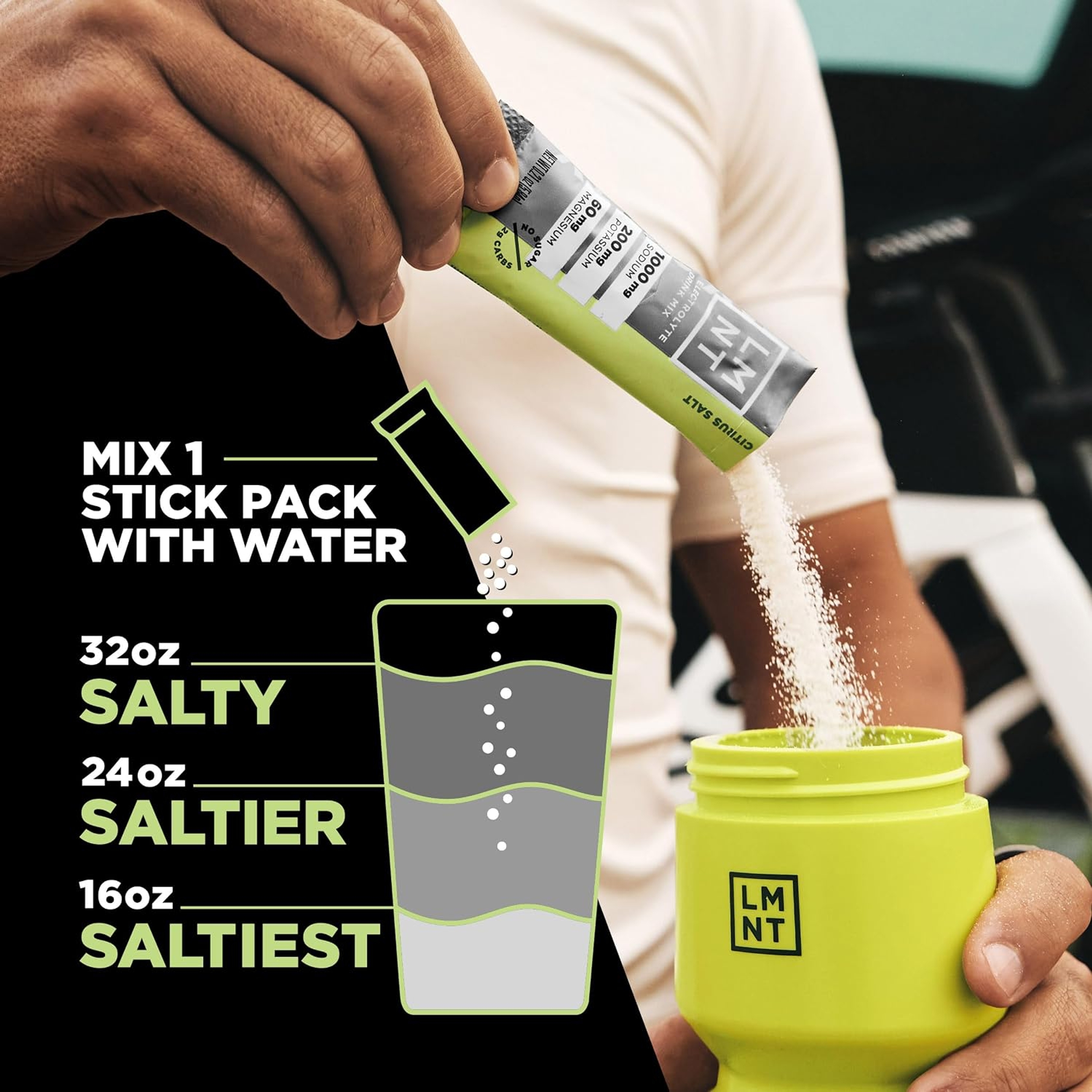 LMNT Zero Sugar Electrolytes, Citrus Salt, 0.2 oz 6