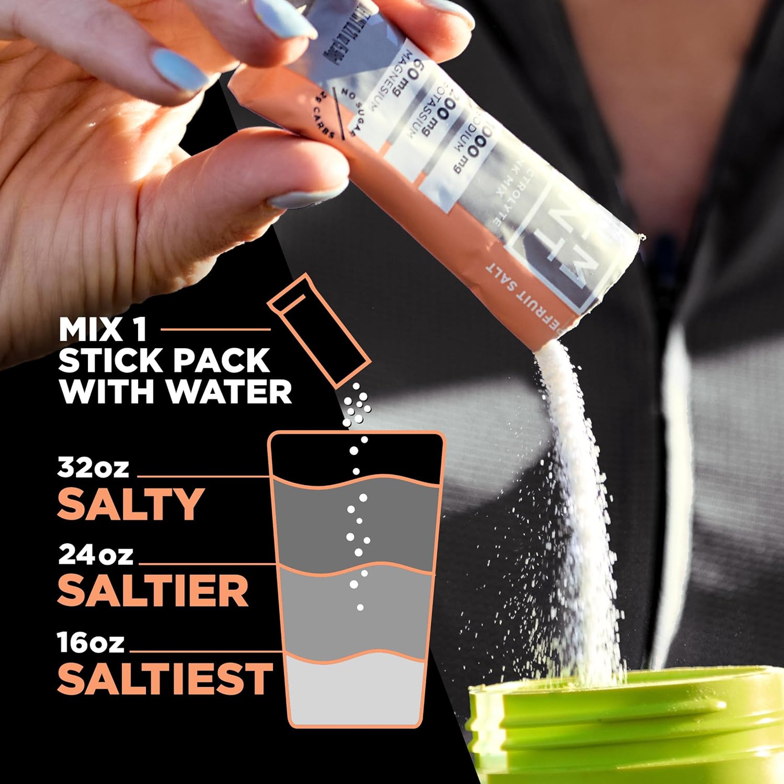 LMNT Zero Sugar Electrolytes, Grapefruit Salt, 0.2 oz (Pack of 12) 6