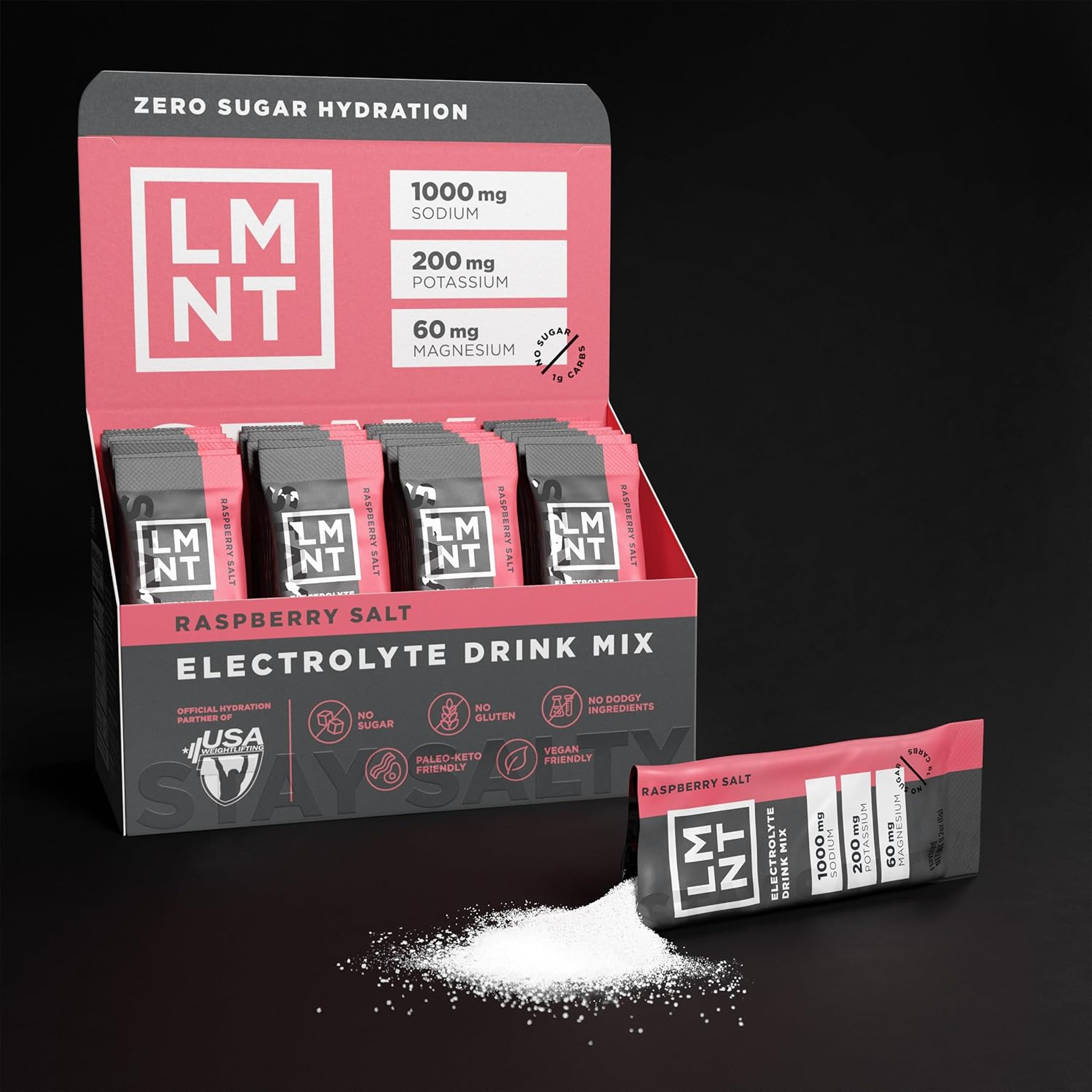 LMNT Zero Sugar Electrolytes, Raspberry Salt, 0.2 oz 4