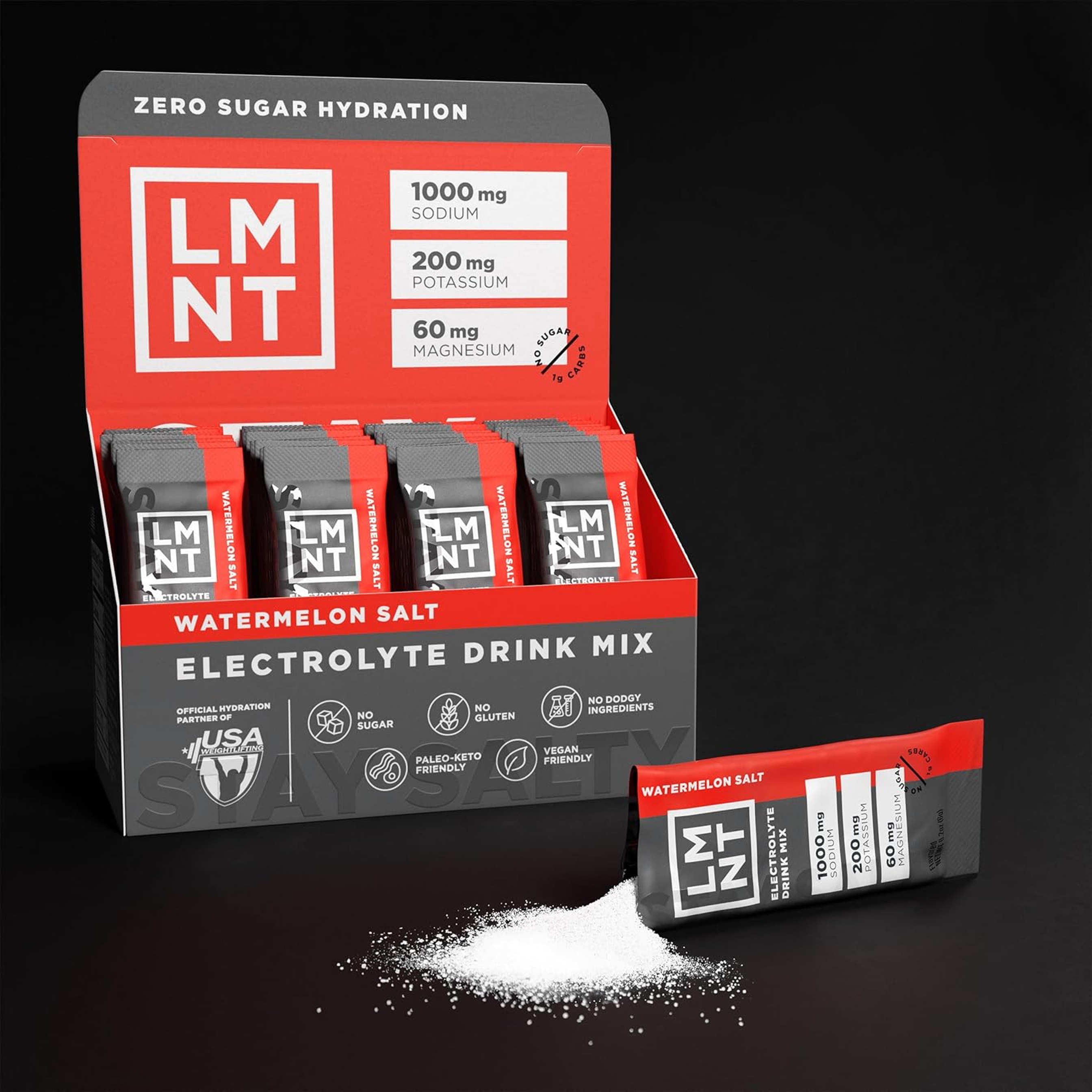 LMNT Zero Sugar Electrolytes, Watermelon Salt, 0.2 oz 4