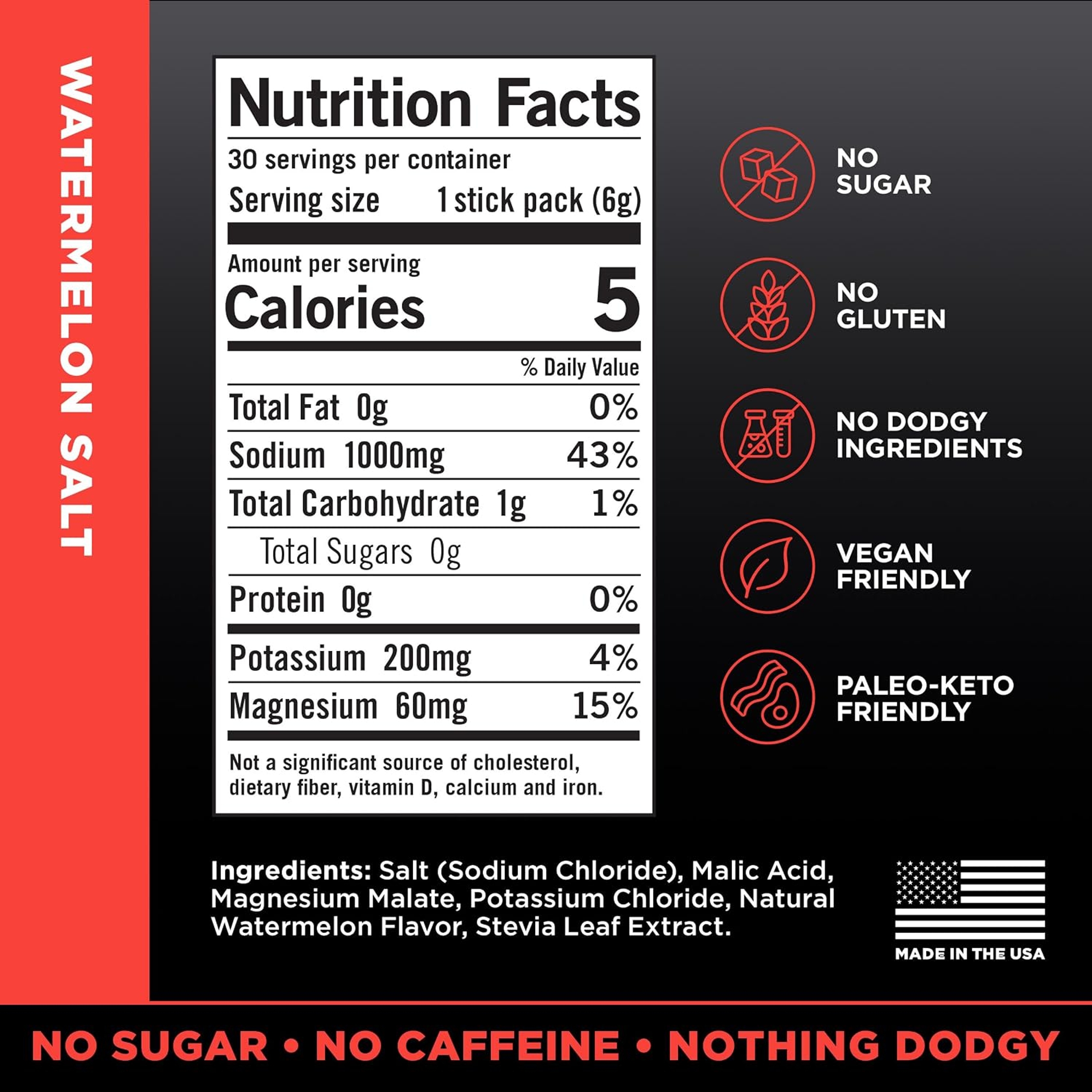 LMNT Zero Sugar Electrolytes, Watermelon Salt, 0.2 oz 2
